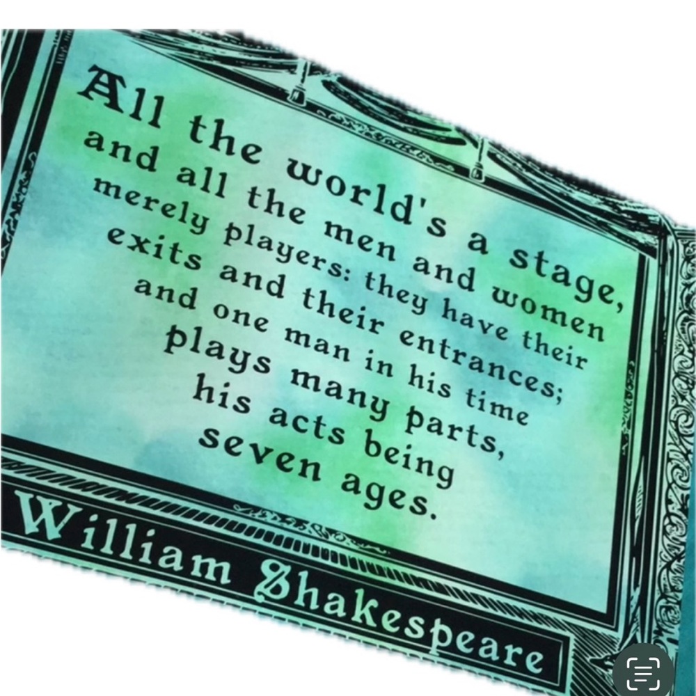 Shakespeare quote poster